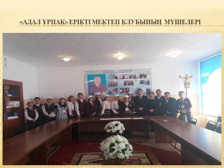 "Сыбайлас жемқорлыққа жол жоқ" тақырыбындағы мектепішілік іс-шара