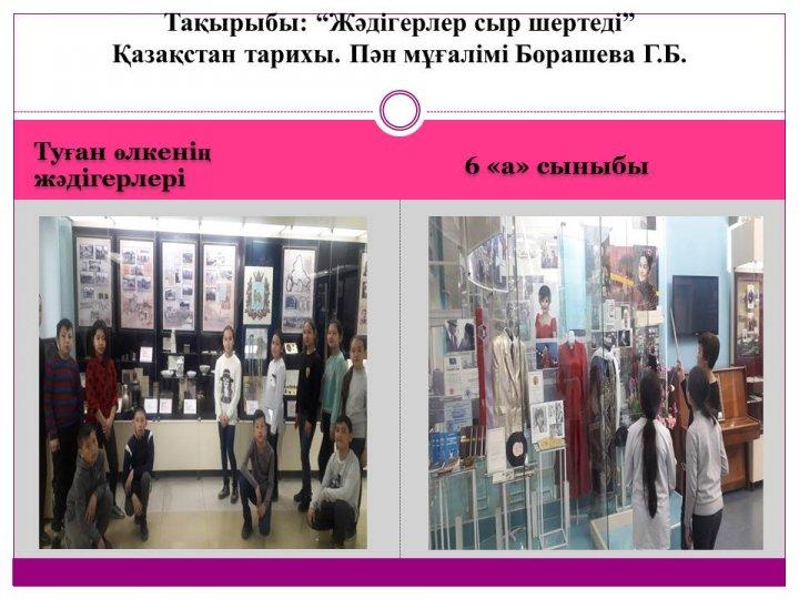 Қала мұражайларына саяхат